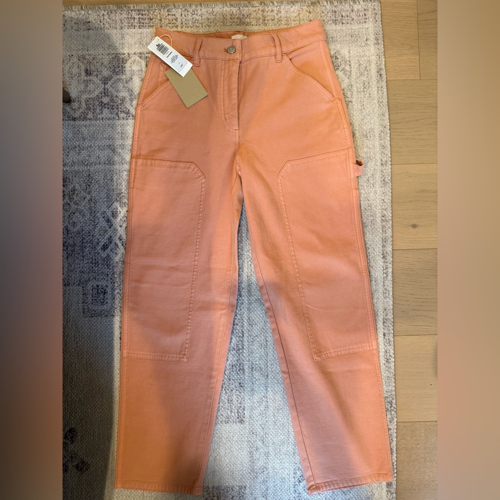 Coral Utility Pants